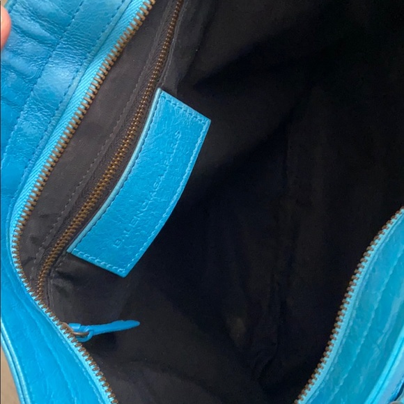❌SOLD❌BALENCIAGA BLU CROSSBODY SHOULDER BAG - Picture 6 of 8